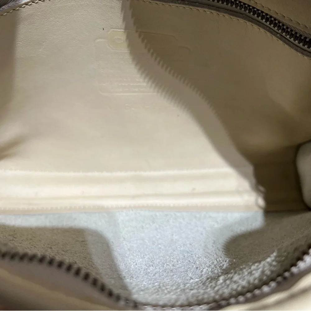 Coach White Leather Vintage Crossbody